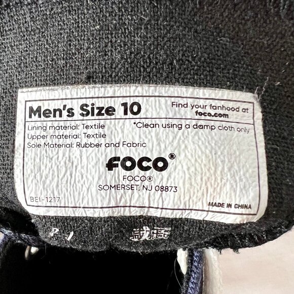 New England Patriots Men's FOCO Low Top Canvas Sneakers, Size 10, EUC! - Picture 5 of 13